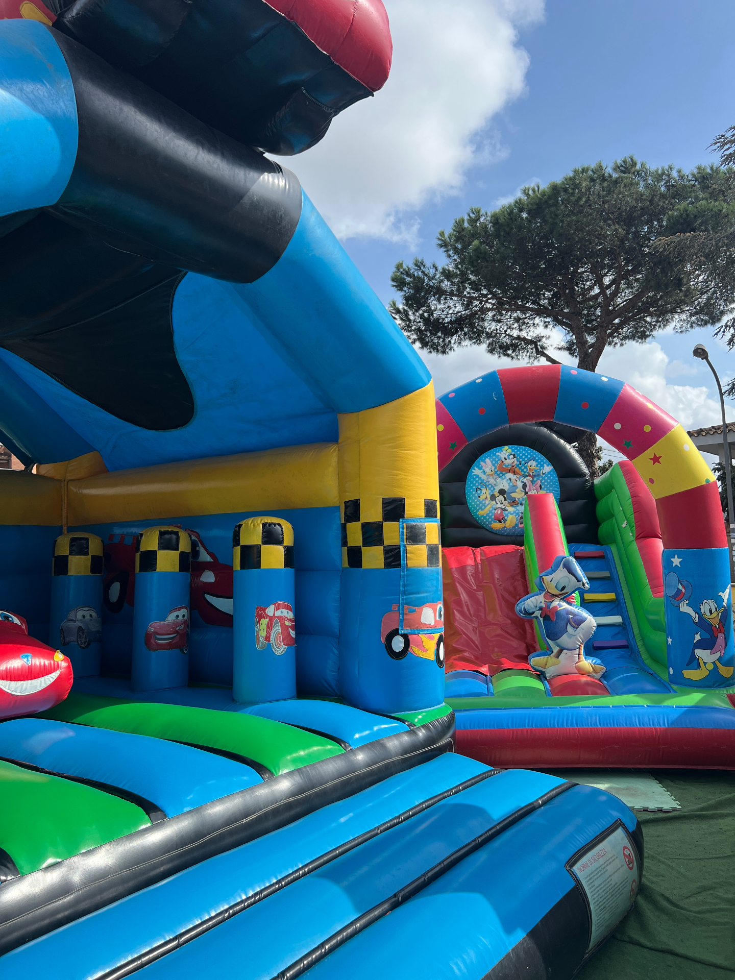 Zona gonfiabili per bambini